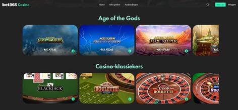 Bet365 Casino Screenshot 3
